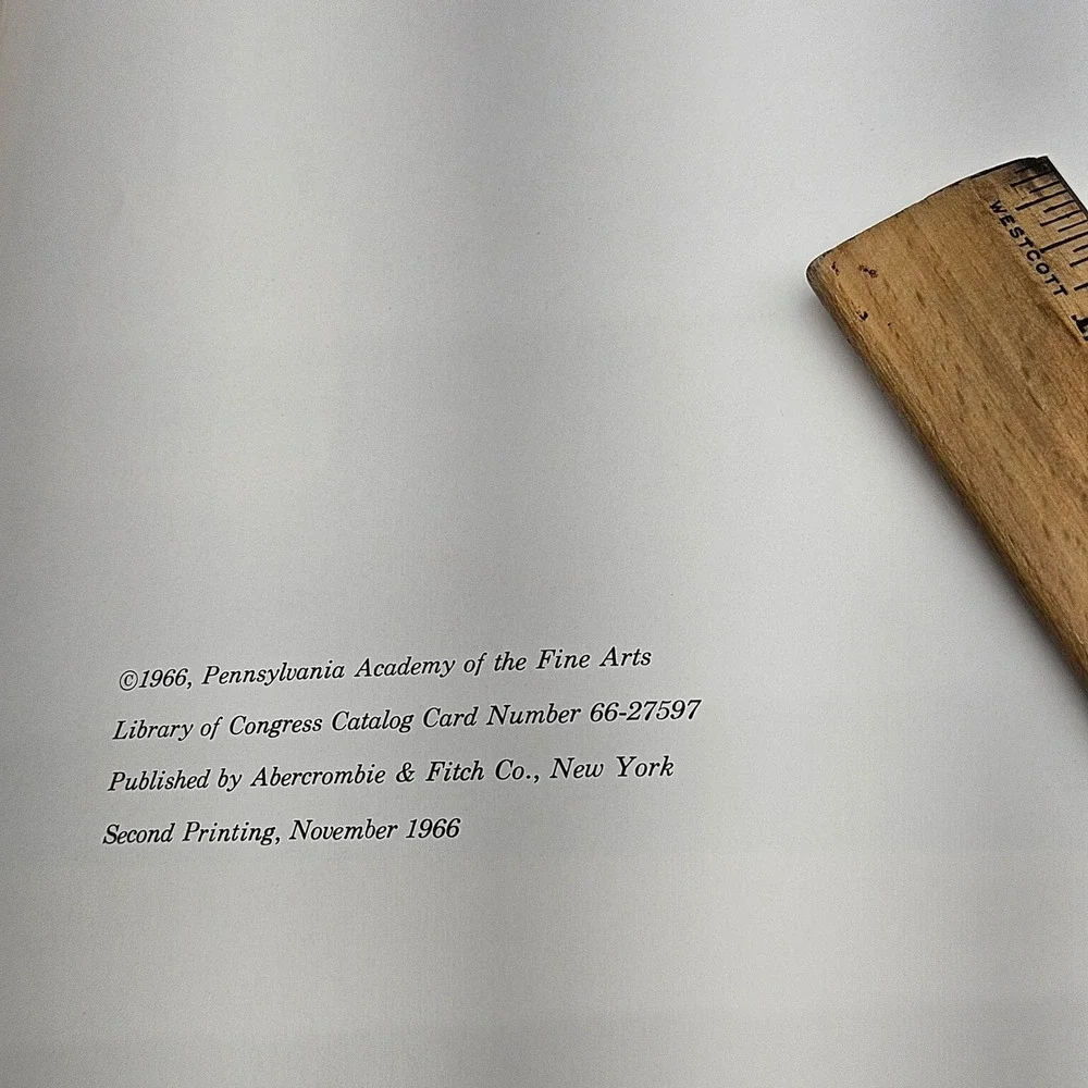 Andrew Wyeth 1966 Exhibition Catalog Abercrombie & Fitch PAFA Vintage‎ Art Book